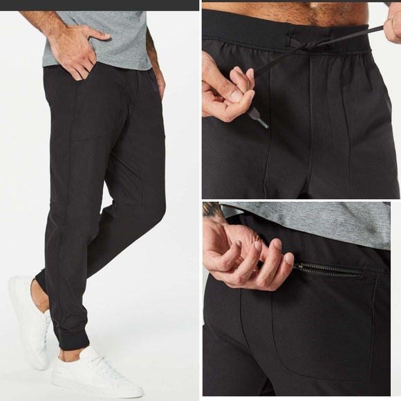 LULULEMON ABC 29” Inseam Black Joggers-M - Picture 1 of 9
